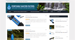 Desktop Screenshot of portablewaterfilters.org