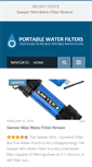 Mobile Screenshot of portablewaterfilters.org